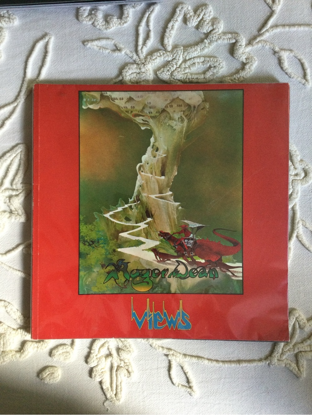 'Views' Fantasy Art Vintage Coffee Table Book by Roger Dean 1975
